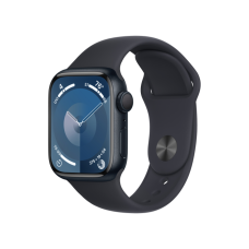 Apple Watch Series 9 GPS 41mm Midnight Aluminum Case w. Midnight Sport Band - S/M (MR8W3)