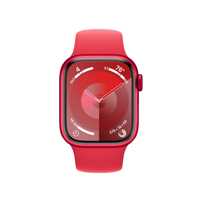 Apple Watch Series 9 GPS + Cellular 45mm PRODUCT RED Alu. Case w. PRODUCT RED S. Band - M/L