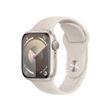Apple Watch Series 8 GPS + Cellular 41mm Starlight Aluminum Case with Starlight S. Band S/M (MNUX3)