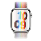 Apple Watch Series 8 GPS + Cellular 45mm Silver Aluminum Case w. Pride Edition Sport Loop