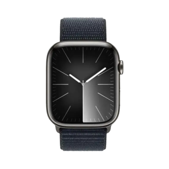 Apple Watch Series 9 GPS + Cellular 45mm Graphite S. Steel Case w. Midnight S. Loop