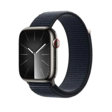 Apple Watch Series 9 GPS + Cellular 45mm Graphite S. Steel Case w. Midnight S. Loop (MRQN3+MT593)