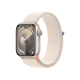 Apple Watch Series 9 GPS 41mm Starlight Aluminum Case w. Starlight S. Loop (MR8V3)