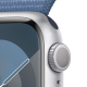 Apple Watch Series 9 GPS 41mm Silver Aluminum Case with Winter Blue Sport Loop (MR923)