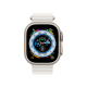 Apple Watch Ultra GPS + Cellular 49mm Titanium Case with White Ocean Band