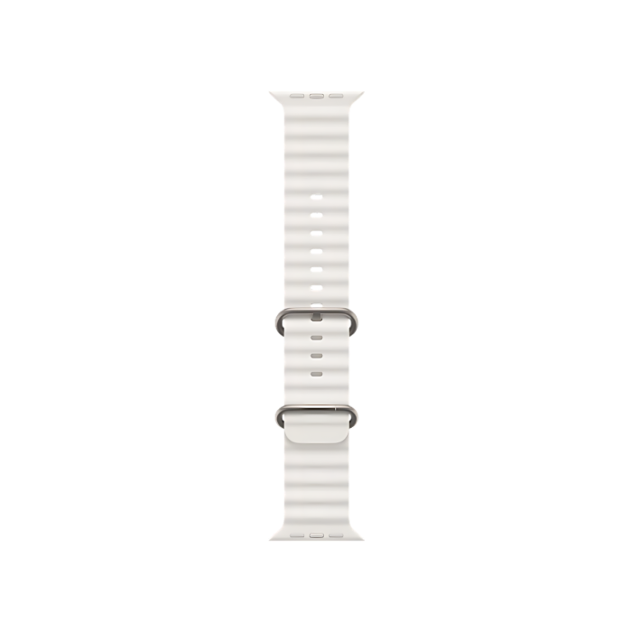 Apple Watch Ultra GPS + Cellular 49mm Titanium Case with White Ocean Band