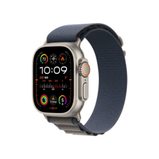 Apple Watch Ultra 2 GPS + Cellular 49mm Titanium Case with Blue Alpine Loop - Large (MREQ3)