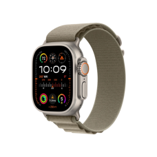 Apple Watch Ultra 2 GPS + Cellular 49mm Titanium Case with Olive Alpine Loop - Medium (Вживаний)
