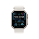 Apple Watch Ultra 2 GPS + Cellular 49mm Titanium Case with White Ocean Band (MREJ3)