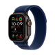 Apple Watch Ultra 2 49mm GPS + LTE Black Titanium Case with Blue Trail Loop M/L