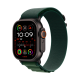 Apple Watch Ultra 2 49mm GPS + LTE Black Titanium Case with Dark Green Alpine Loop Medium