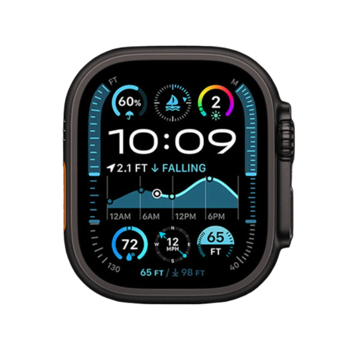Apple Watch Ultra 2 49mm GPS + LTE Black Titanium Case with Navy Ocean Band