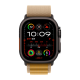 Apple Watch Ultra 3 49mm GPS + LTE Black Titanium Case with Tan Alpine Loop Medium