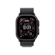 Apple Watch Ultra 3 GPS + LTE, 49mm Black Titanium Case with Black Alpine Loop - Small