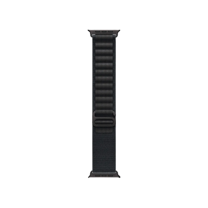 Apple Watch Ultra 3 GPS + LTE, 49mm Black Titanium Case with Black Alpine Loop - Small