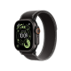 Apple Watch Ultra 3 GPS + LTE, 49mm Black Titanium Case with Black/Charcoal Trail Loop - M/L