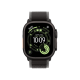 Apple Watch Ultra 3 GPS + LTE, 49mm Black Titanium Case with Black/Charcoal Trail Loop - M/L