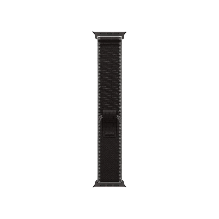 Apple Watch Ultra 3 GPS + LTE, 49mm Black Titanium Case with Black/Charcoal Trail Loop - M/L