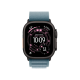 Apple Watch Ultra 3 GPS + LTE, 49mm Black Titanium Case with Light Blue Alpine Loop - Medium