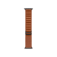 Apple Watch Ultra 3 GPS + LTE, 49mm Black Titanium Case with Terra Cotta Alpine Loop - Small