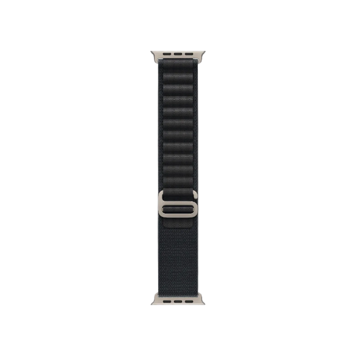 Apple Watch Ultra 3 GPS + LTE, 49mm Natural Titanium Case with Black Alpine Loop - Small