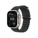 Apple Watch Ultra 3 GPS + LTE, 49mm Natural Titanium Case with Black Ocean Band