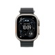 Apple Watch Ultra 3 GPS + LTE, 49mm Natural Titanium Case with Black Ocean Band