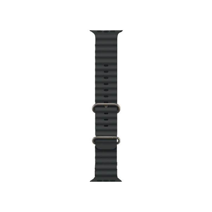 Apple Watch Ultra 3 GPS + LTE, 49mm Natural Titanium Case with Black Ocean Band