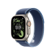 Apple Watch Ultra 3 GPS + LTE, 49mm Natural Titanium Case with Blue/Bright  Trail Loop - M/L