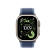 Apple Watch Ultra 3 GPS + LTE, 49mm Natural Titanium Case with Blue/Bright  Trail Loop - M/L