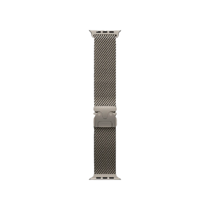Apple Watch Ultra 3 GPS + LTE, 49mm Natural Titanium Case with Natural Titanium Milanese Loop - Medium