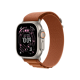 Apple Watch Ultra 3 GPS + LTE, 49mm Natural Titanium Case with Terra Cotta Alpine Loop - Large