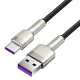 Кабель Baseus Cafule Metal Data Type-C 66W (1m) black