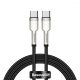 Кабель Baseus Cafule Metal Type-C to Type-C 100W (1m) black
