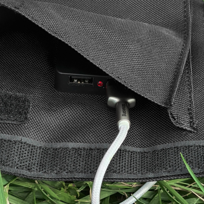 Портативна Сонячна Зарядна Станція Choetech 22W black